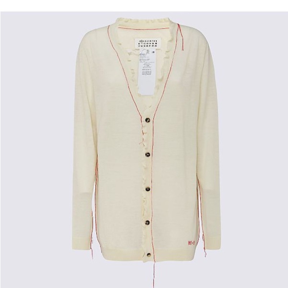 NWOT Maison Margiela cardigan wool silk blend